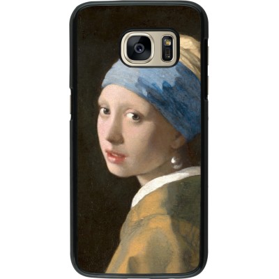 Samsung Galaxy S7 Case Hülle - Kunstbild - Das Mädchen mit dem Perlenohrring - Jan Vermeer