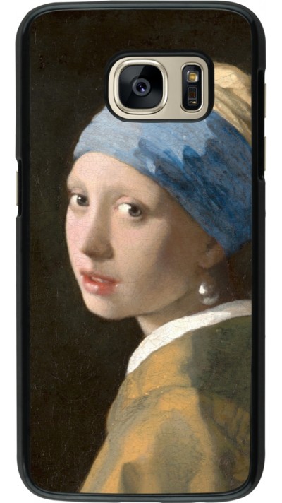 Samsung Galaxy S7 Case Hülle - Kunstbild - Das Mädchen mit dem Perlenohrring - Jan Vermeer
