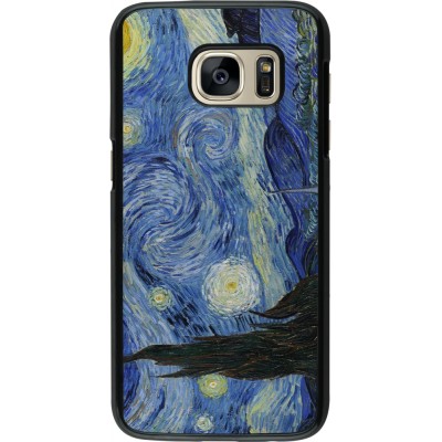Samsung Galaxy S7 Case Hülle - Kunstbild - Sternennacht - Van Gogh