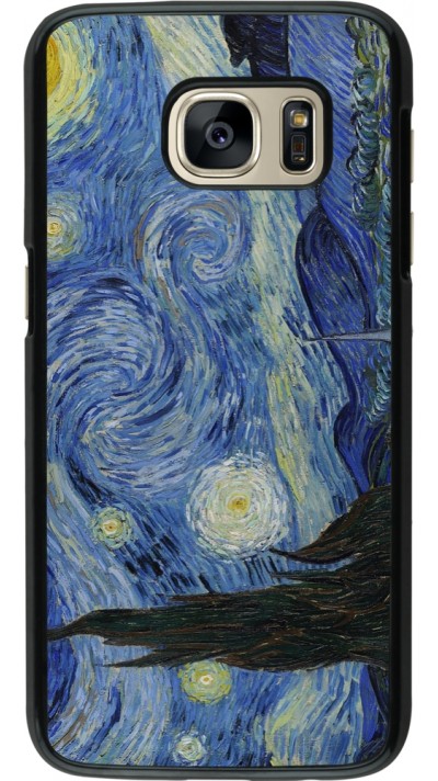 Samsung Galaxy S7 Case Hülle - Kunstbild - Sternennacht - Van Gogh