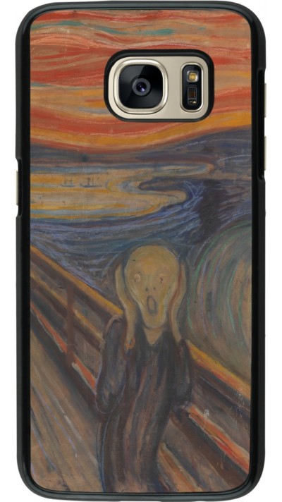 Samsung Galaxy S7 Case Hülle - Kunstbild - Der Schrei - Edvard Munch