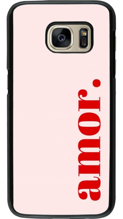 Samsung Galaxy S7 Case Hülle - Valentine 2024 amor