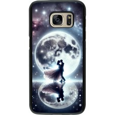 Samsung Galaxy S7 Case Hülle - Valentin 2024 Liebe unter dem Mond