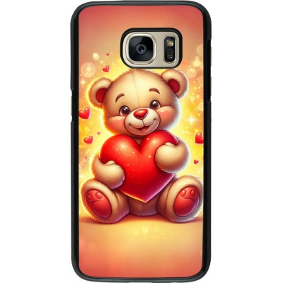 Samsung Galaxy S7 Case Hülle - Valentin 2024 Teddy Liebe