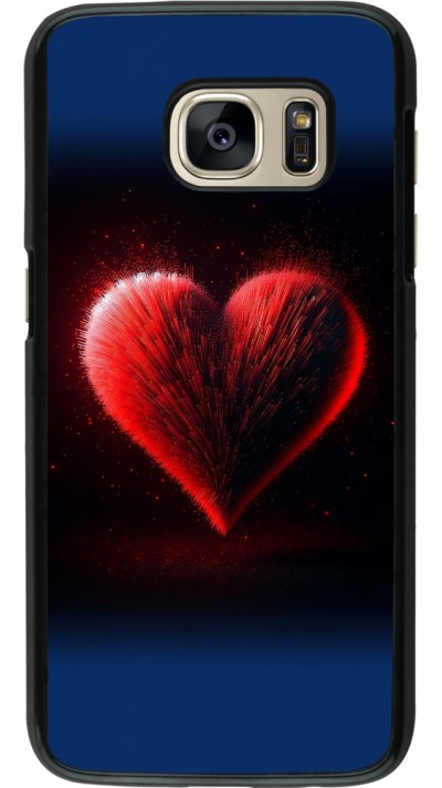 Samsung Galaxy S7 Case Hülle - Valentin 2025 rotes Herz