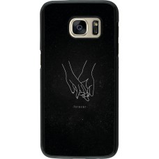 Samsung Galaxy S7 Case Hülle - Valentine 2023 hands forever