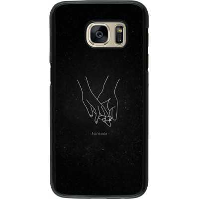 Samsung Galaxy S7 Case Hülle - Valentine 2023 hands forever