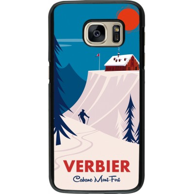 Samsung Galaxy S7 Case Hülle - Verbier Cabane Mont-Fort
