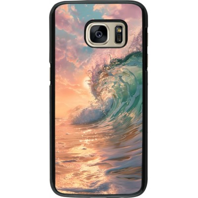 Samsung Galaxy S7 Case Hülle - Wave Sunset