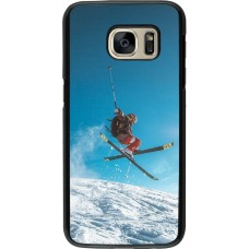 Samsung Galaxy S7 Case Hülle - Winter 22 Ski Jump