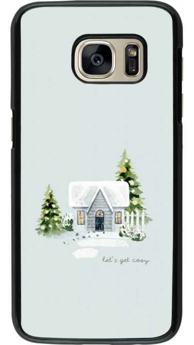 Samsung Galaxy S7 Case Hülle - Winter 25 Cosy House