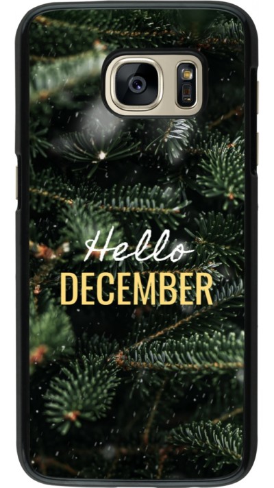 Samsung Galaxy S7 Case Hülle - Winter 25 Winter hello december