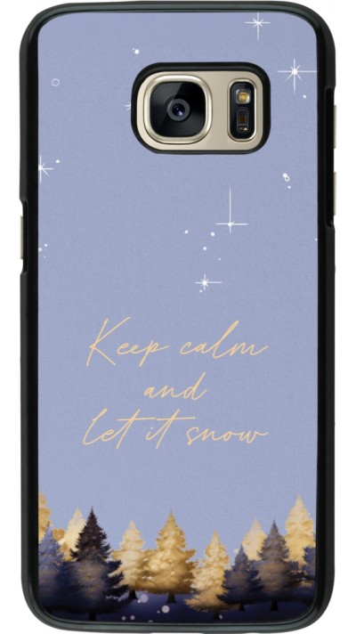 Samsung Galaxy S7 Case Hülle - Winter 25 Winter illustration of trees