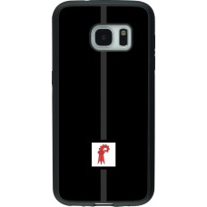 Samsung Galaxy S7 Case Hülle - Silikon schwarz Kanton BL schwarz