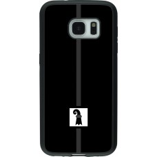 Samsung Galaxy S7 Case Hülle - Silikon schwarz Kanton BS schwarz