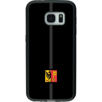Samsung Galaxy S7 Case Hülle - Silikon schwarz Kanton GE schwarz