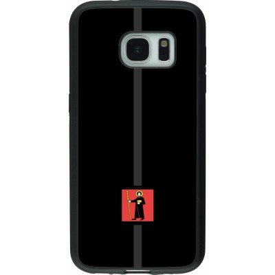 Samsung Galaxy S7 Case Hülle - Silikon schwarz Kanton GL schwarz