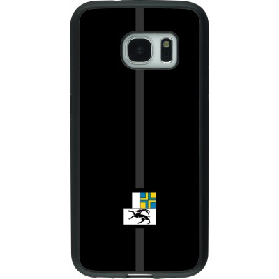 Samsung Galaxy S7 Case Hülle - Silikon schwarz Kanton GR schwarz