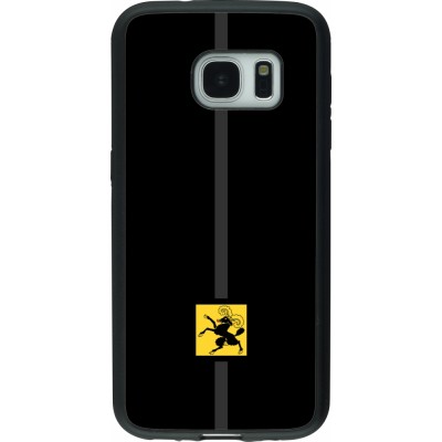 Samsung Galaxy S7 Case Hülle - Silikon schwarz Kanton SH schwarz