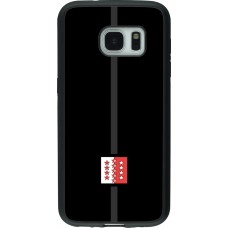 Samsung Galaxy S7 Case Hülle - Silikon schwarz Kanton VS schwarz