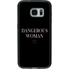 Hülle Samsung Galaxy S7 - Silikon schwarz Dangerous woman