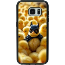 Samsung Galaxy S7 Case Hülle - Silikon schwarz Easter 2026 Chicken Batman