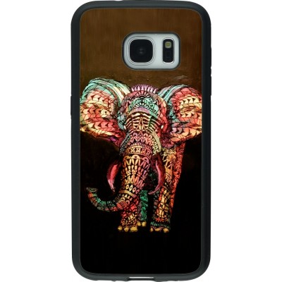 Hülle Samsung Galaxy S7 - Silikon schwarz Elephant 02