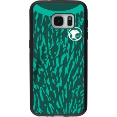 Samsung Galaxy S7 Case Hülle - Silikon schwarz Saudi-Arabien 2022 personalisierbares Fussballtrikot