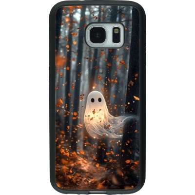 Samsung Galaxy S7 Case Hülle - Silikon schwarz Halloween 2025 Ghost in the forest