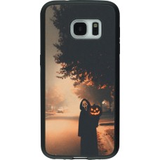Samsung Galaxy S7 Case Hülle - Silikon schwarz Halloween 2025 Scream