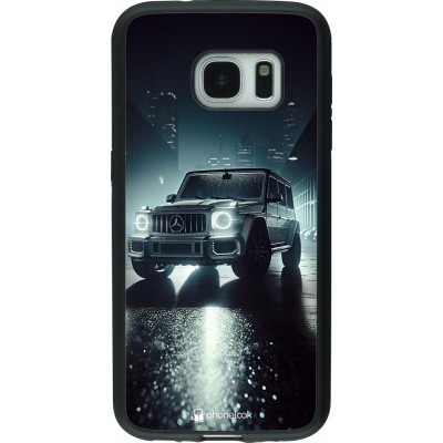 Samsung Galaxy S7 Case Hülle - Silikon schwarz Mercedes G AMG Nacht