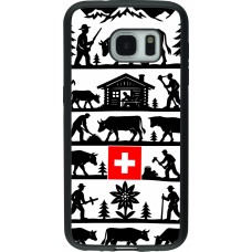 Samsung Galaxy S7 Case Hülle - Silikon schwarz Poya Schweiz 1