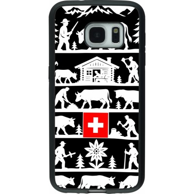 Samsung Galaxy S7 Case Hülle - Silikon schwarz Poya Schweiz 1 schwarz