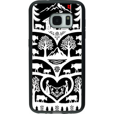 Samsung Galaxy S7 Case Hülle - Silikon schwarz Poya Schweiz 2 schwarz