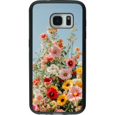 Samsung Galaxy S7 Case Hülle - Silikon schwarz Spring flowers Spring 2026