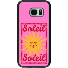 Samsung Galaxy S7 Case Hülle - Silikon schwarz Sun sun 2026