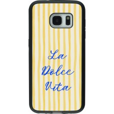 Samsung Galaxy S7 Case Hülle - Silikon schwarz The good life 2026