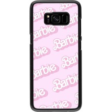 Samsung Galaxy S8 Case Hülle - Barbie light pink pattern