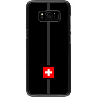 Samsung Galaxy S8 Case Hülle - Kanton CH schwarz