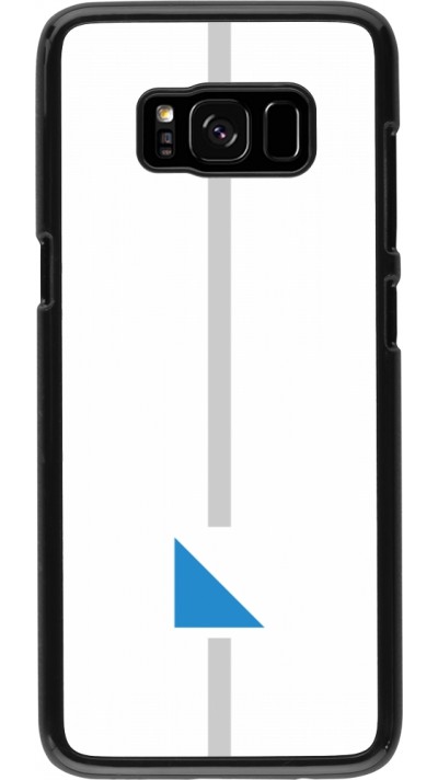 Samsung Galaxy S8 Case Hülle - Kanton ZH weiss