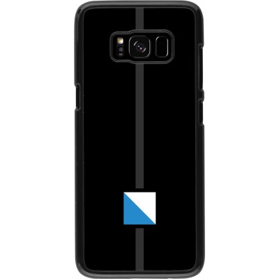 Samsung Galaxy S8 Case Hülle - Kanton ZH schwarz