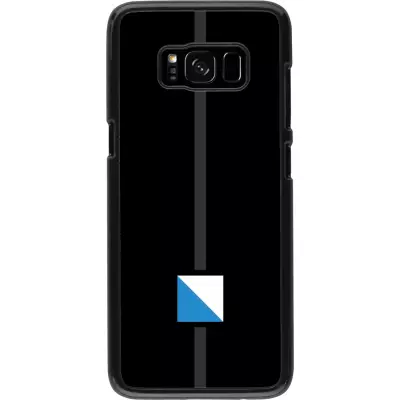 Samsung Galaxy S8 Case Hülle - Kanton ZH schwarz