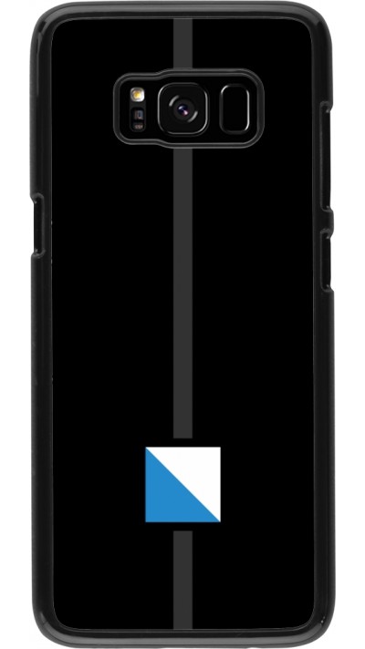 Samsung Galaxy S8 Case Hülle - Kanton ZH schwarz