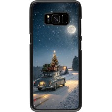 Samsung Galaxy S8 Case Hülle - Christmas 25 Car with Tree Xmas