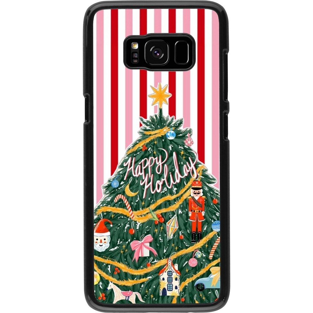 Samsung Galaxy S8 Case Hülle - Christmas 25 Happy Holiday