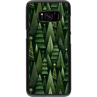 Samsung Galaxy S8 Case Hülle - Christmas 25 Pattern Xmas Tree
