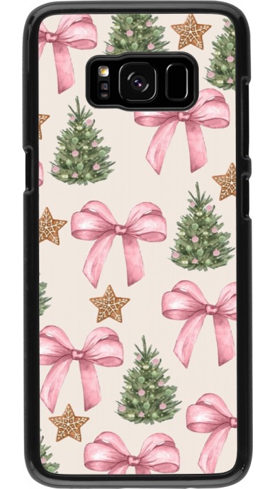 Samsung Galaxy S8 Case Hülle - Christmas 25 Vintage Ribbons