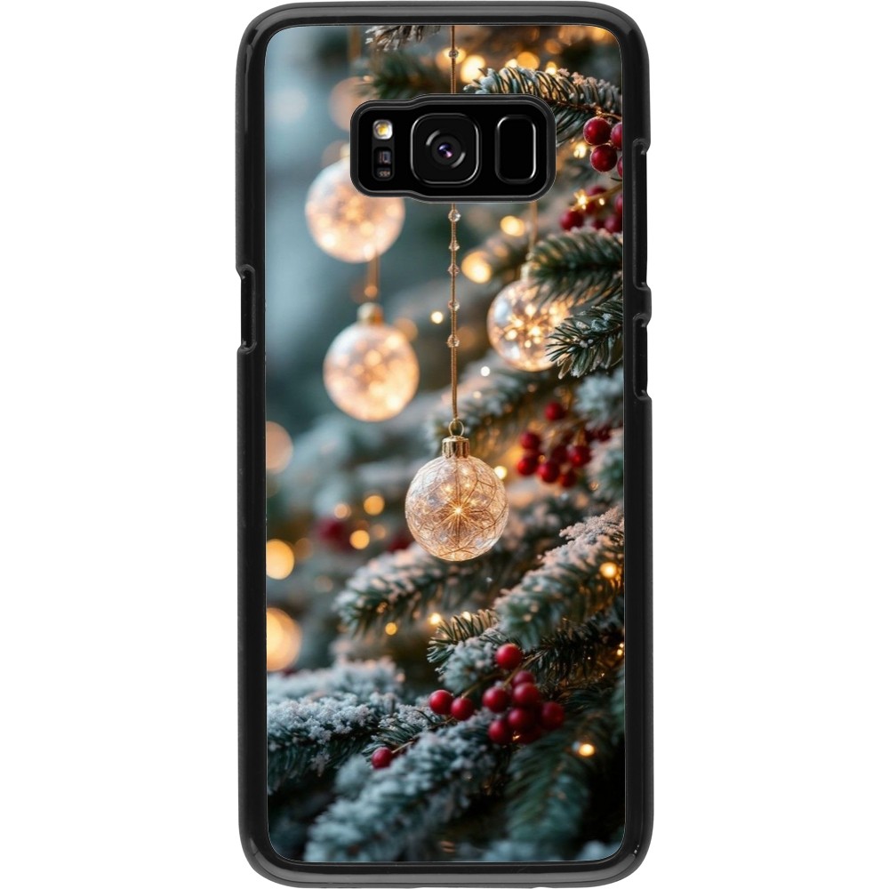 Samsung Galaxy S8 Case Hülle - Christmas 25 Xmas Decorated Tree