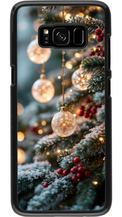 Samsung Galaxy S8 Case Hülle - Christmas 25 Xmas Decorated Tree