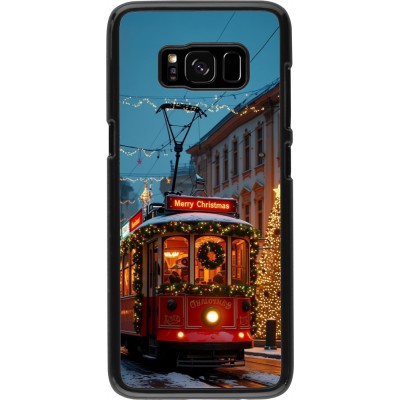 Samsung Galaxy S8 Case Hülle - Christmas 25 Xmas Train
